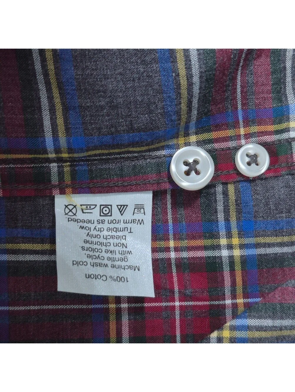 NWT J. Crew Heathered Cotton Long Sleeve Shirt Sz XL Plaid Button Collar